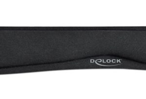 DELOCK στήριγμα καρπού για πληκτρολόγιο/laptop 12558, 20x85x465mm, μαύρο