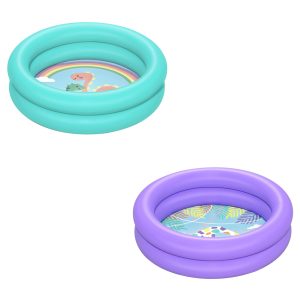 BESTWAY παιδική φουσκωτή πισίνα 51061, 21lt, Φ61x15cm, διάφορα χρώματα, 1τμχ