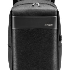 ARCTIC HUNTER τσάντα πλάτης B00218 με θήκη laptop 15.6", USB, 24L, μαύρη