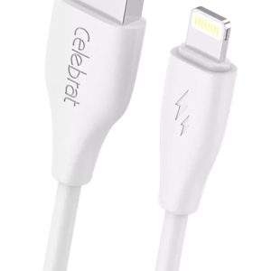 CELEBRAT καλώδιο Lightning σε USB CB-31, 3A, 480Mbps, 1m, λευκό