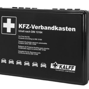 KALFF kit πρώτων βοηθειών για οχήματα FK1734-99, DIN 13164-2022, μαύρο