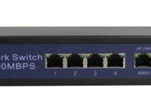 LONGSE PoE switch HT412, 4x LAN port & 2x WAN port, 10/100Mbps