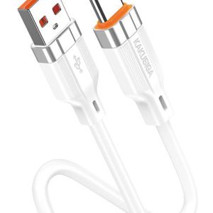 KAKUSIGA καλώδιο USB-C σε USB KSC-995, σιλικόνης, 5A, 480Mbps, 1m, λευκό