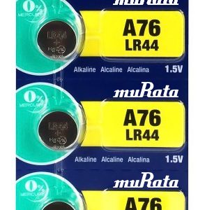 MURATA Αλκαλικές μπαταρίες LR44 MR-LR44, 1.5V, 5τμχ