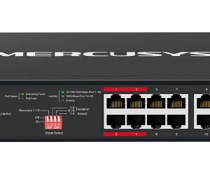 MERCUSYS rackmount switch MS120GP, 20x Gigabit θύρες, PoE+, V1.0