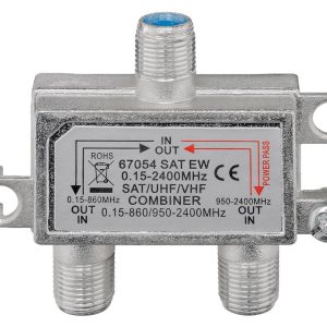GOOBAY SAT-TV combiner 67054, 0.15 MHz - 2400MHz, 100dB