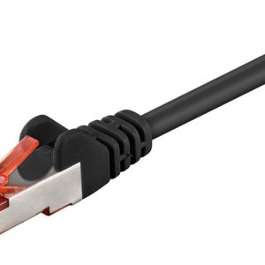 GOOBAY καλώδιο δικτύου 68695, CAT 6 S/FTP, copper, 250MHz, 15m, μαύρο