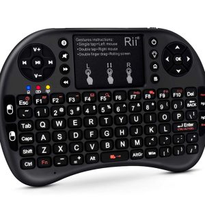 RIITEK ασύρματο πληκτρολόγιο Mini i8+ με touchpad, backlit, 2.4GHz